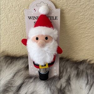 Santa Claus plush Wine Bottle Stopper